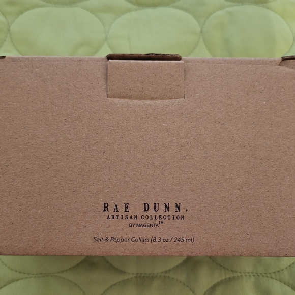 Rae Dunn Marbled Salt and Pepper Cellars Box Set - Picture 2 of 3